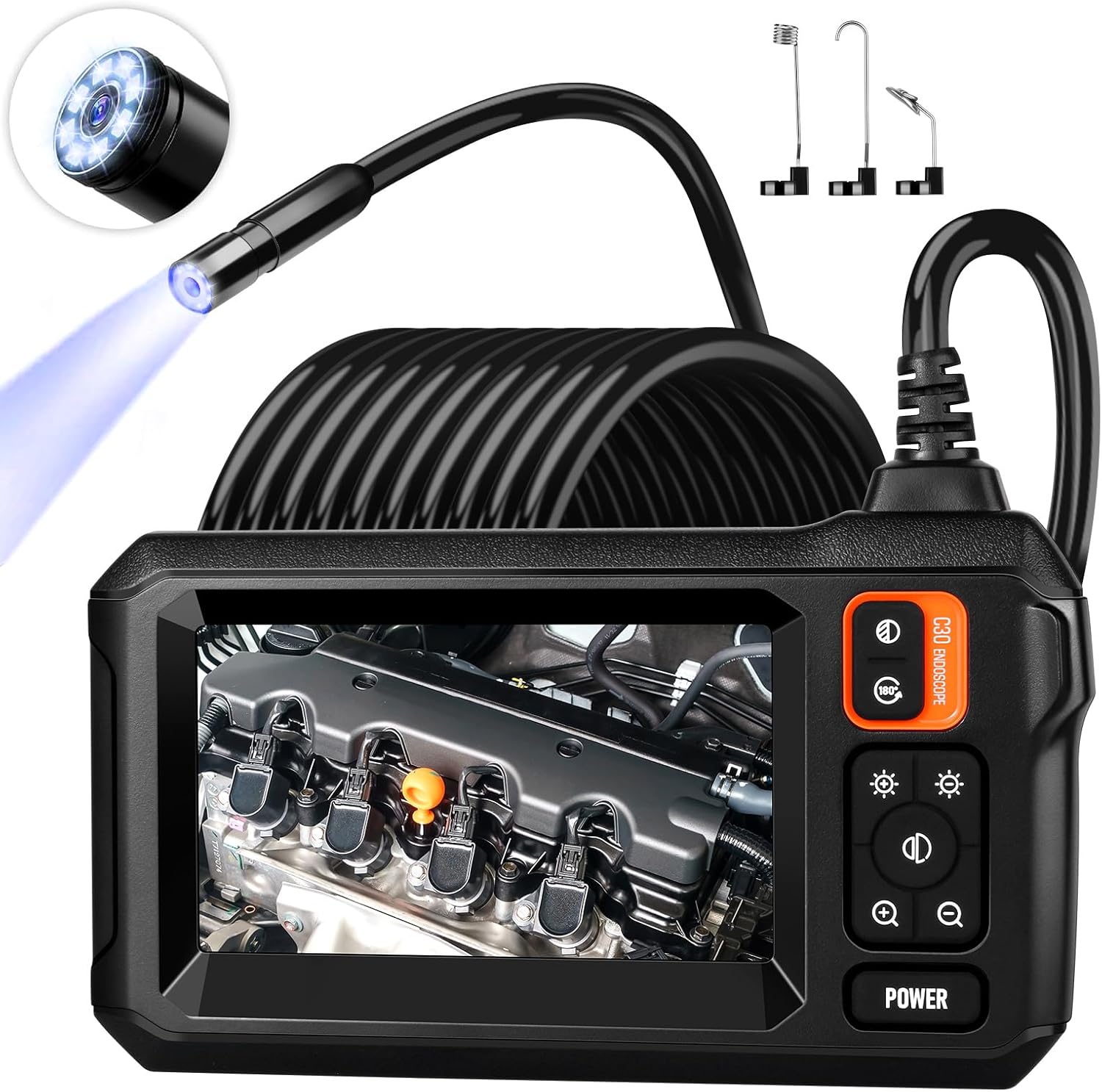 VisioPipe 8mm Industrial Endoscope Camera