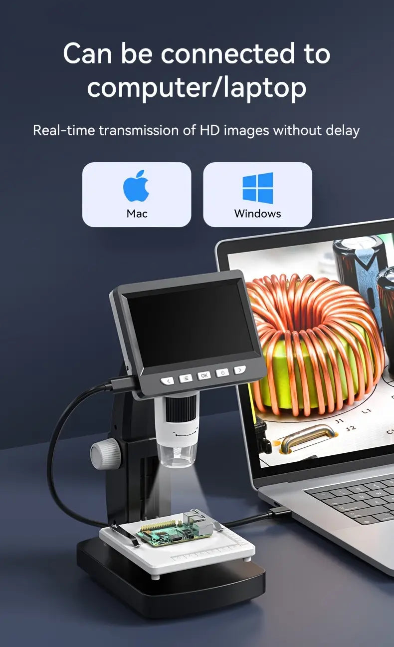 VisioPipe HD LCD Digital Microscope