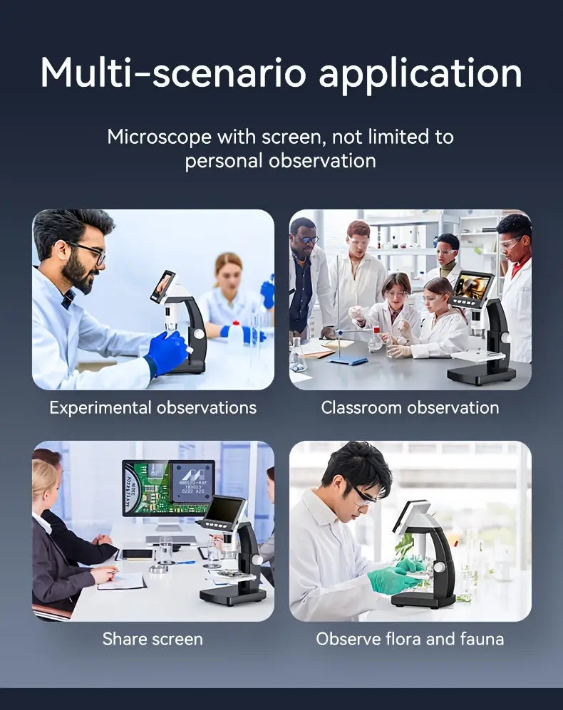 VisioPipe HD LCD Digital Microscope