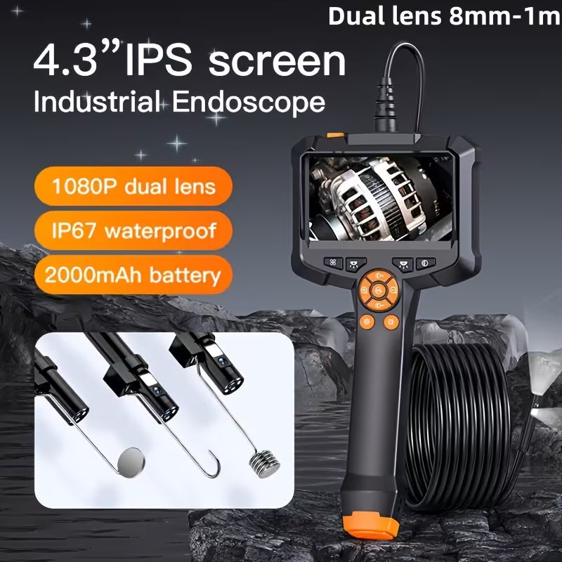 VisioPipe 8mm Industrial Endoscope Camera